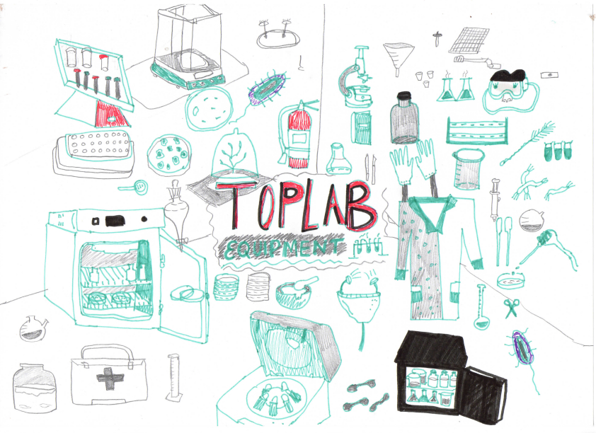 TopLab. Drawing: Alice Morey